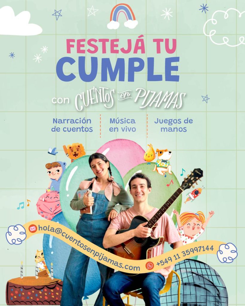 Festeja tu cumple con Cuentos en Pijamas